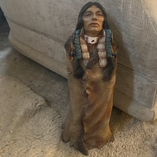 Native American Indian Pale Butterfly Statue JH Boone Figurine Limited Edition