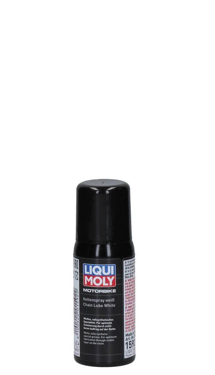 Liqui Moly Motorcycle Chain Spray White 50ml Spray Bottle