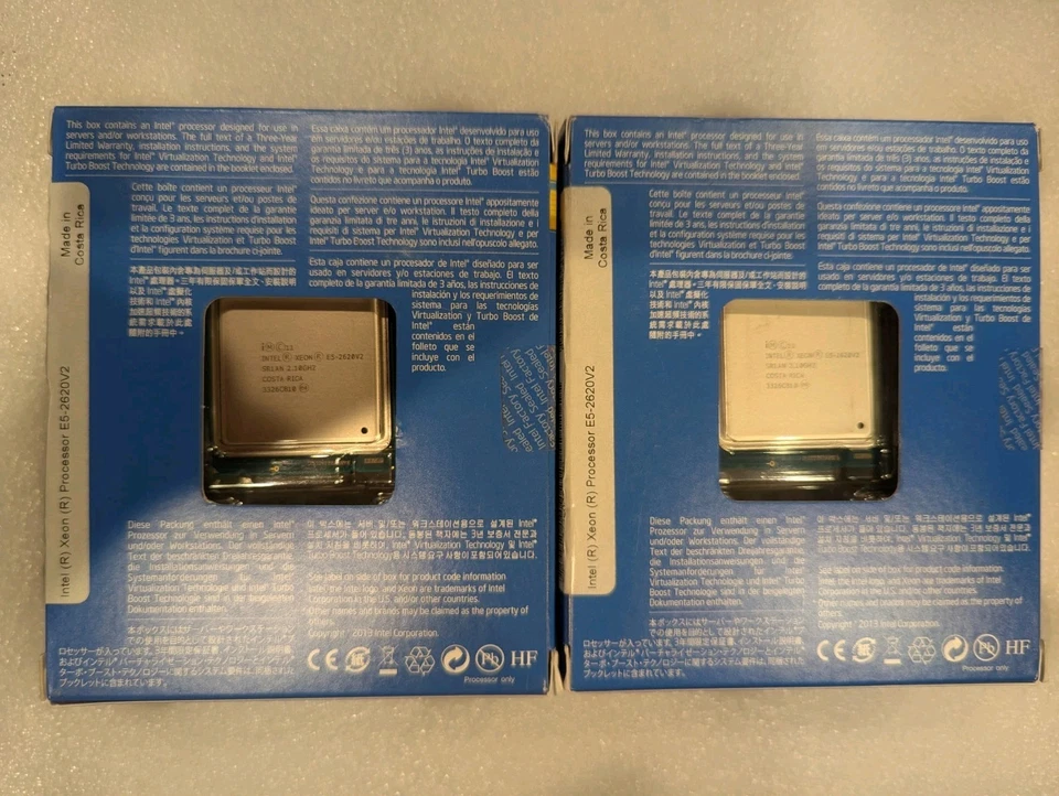 [NEW SEALED] [2x CPUS] Intel Xeon Processor E5-2620 v2 15M Cache 2.10 GHz - Image 2 of 3
