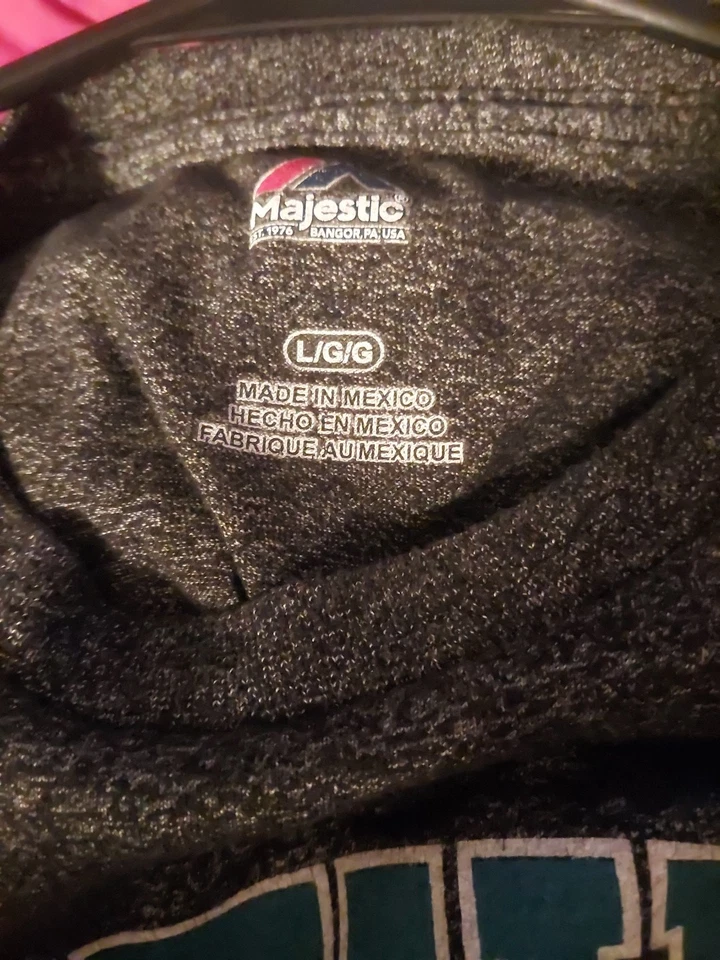 Camiseta Carolina Panthers Majestic Grande Gris Manga Corta Camiseta Elastizada  Foto 4 de 4