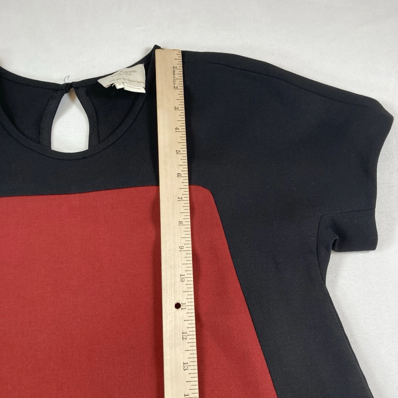 Abito donna multicolore misto poliestere KATE SPADE NY taglia 10