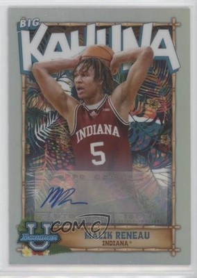 2022-23 Bowman U Chrome The Big Kahuna 115/150 Malik Reneau #TBK-13 Auto 1yj
