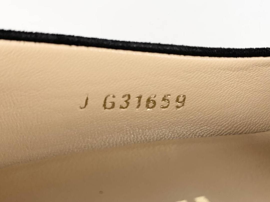 Chanel Pumps Shoes Coco Mark Black x Gold Suede Size 36 US About 6 For Women thumbnail 22