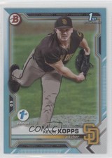 2021 Bowman Draft 1st Edition Sky Blue Foil Kevin Kopps #BD-7 w6g
