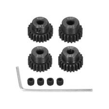48Pitch Steel Pinion Gear Set 20T 21T 22T 23T for 3.175 mm Shaft RC Parts