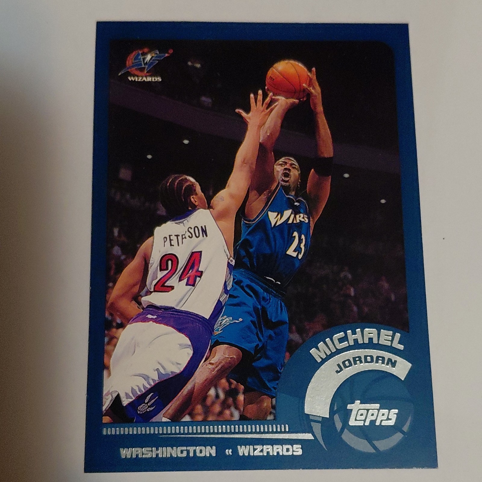 Topps 2002-03 Chrome Michael Jordan #10 Washington Wizards Basketball Card