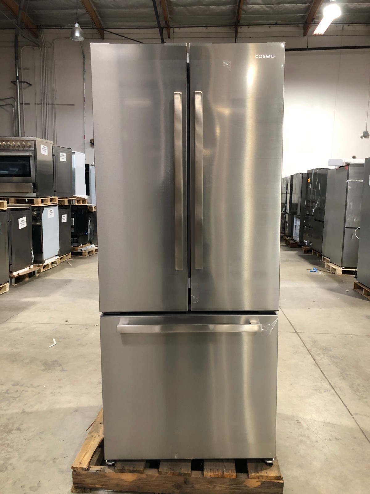 30 in. 3 Door French Door Refrigerator, Stainless (OPEN BOX COSMETIC IMPECTIONS)