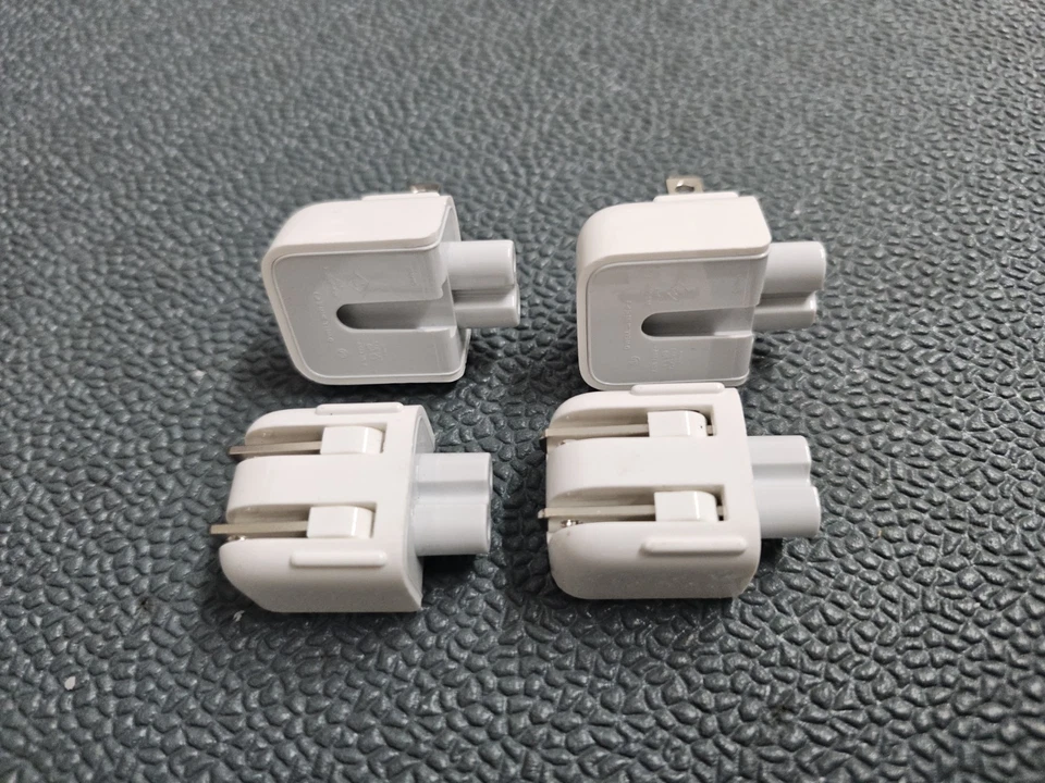 4 x Pcs Genuine Apple MagSafe AC Wall Adapter DUCKHEAD 2 PRONG PLUG 45W 60W 85W - Image 3 of 4