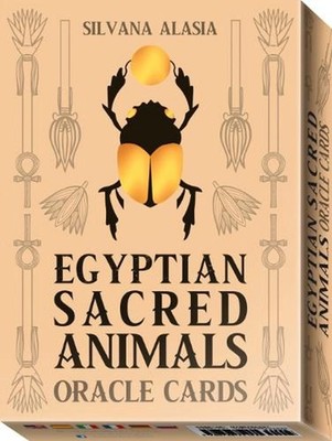 Egyptian Sacred Animals Oracle Cards by Silvana Alasia Cards Book