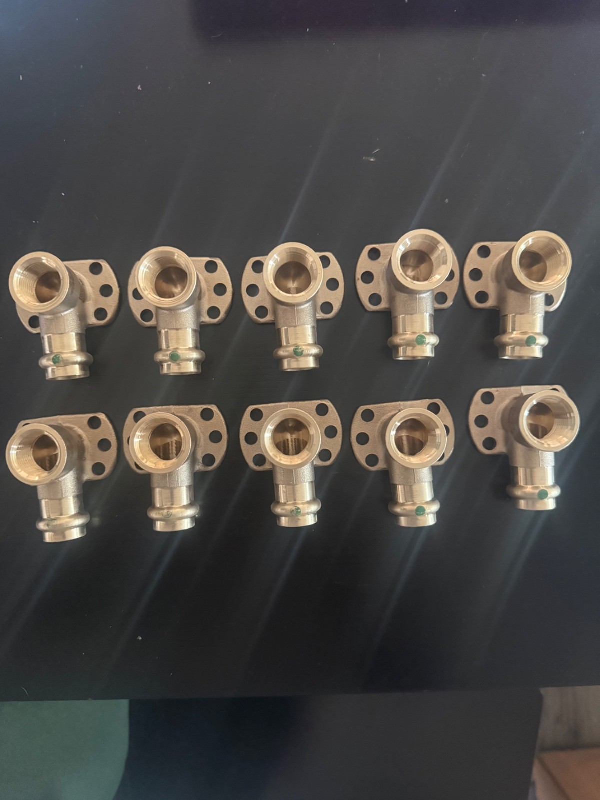 1/2” Viega Propress Lot of 10 Brass Drop Ear 90 Elbow