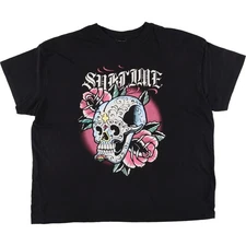 New SUBLIME Skull Pattern Band Gift For Fans Unisex S-5XL Shirt   RK168