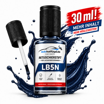 Lackstift LB5N Indigo Blau 30ml VW SKODA Autolack Retuschierstift