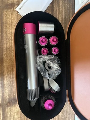 Dyson airwrap Hair Styling Set with Brush & Barrel Attachments, Storage Case
