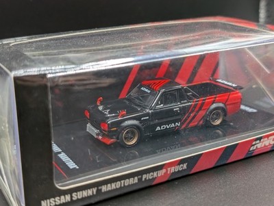 1:64 INNO64 NIssan Sunny Datsun Hakotora Advan Livery | eBay