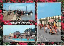 Carte Postale - 80 - Cayeux sur Mer - Multivues - Bateaux - Piscine - Les cabine