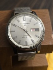 Vintage 1966 SEIKO Watch 6619-8060 Sportsmatic 21 jewels Day /Date Dolphin Auto.