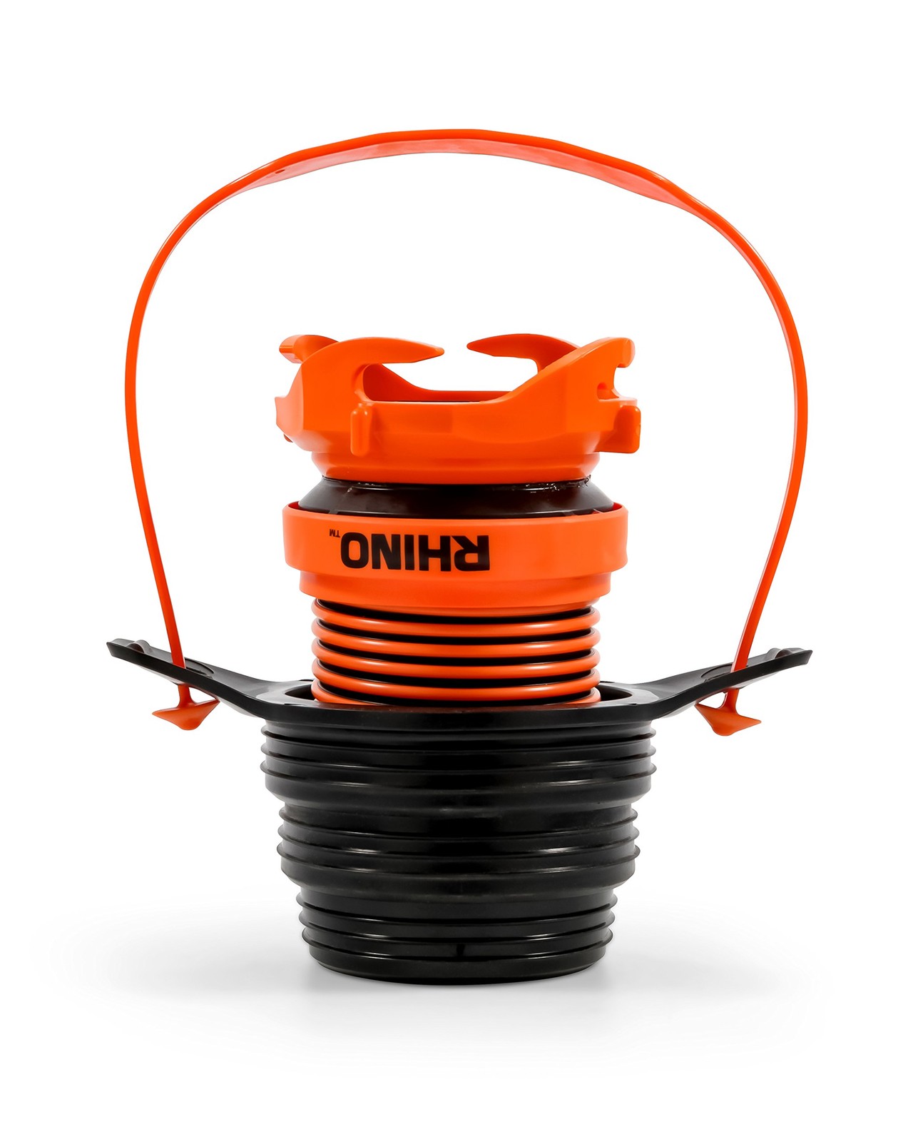 Camco Flexible 3-in-1 RV Sewer Hose Adapter  Drain Seal - Easily Connect Your