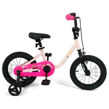 14-Inch Kids Bicycle with Adjustable Seat Front Handbrake & Coaster Brake