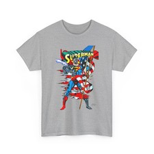 Cyborg Superman T-Shirt DC Comics Dan Jurgens Art Retro 90s Vintage Style New