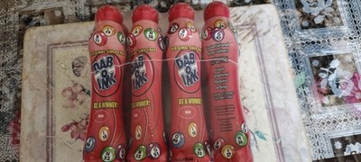Dab O  Ink Red Bingo Dabber Marker, Pack of 12 (4 Oz Each Dabber)