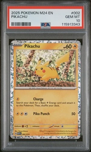 New Listing2025 POKEMON M24 EN-MCDONALD'S COLL #002 PIKACHU PSA 10