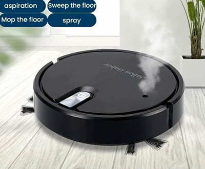 Jallen Gabor Robotic Vacuum Cordless Bagless Mop Spray Touch Control Black