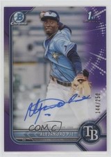 2022 Bowman Chrome Prospect Purple Refractor /250 Alejandro Pie #CPA-AP Auto d4v