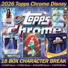 Zurg 2026 Topps CHROME DISNEY+SAPPHIRE (18 Box) Character Break #4 — photo 1