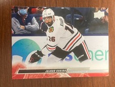JUJHAR KHAIRA 2022-23 UPPER DECK CHICAGO BLACKHAWKS CARD #39