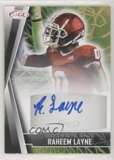 2022 SAGE Low Series Black Raheem Layne #A-RL Auto n1u