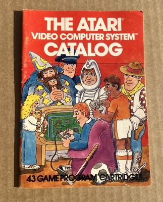 1981 The Atari Video Computer System Catalog 43 Game Program Catridges