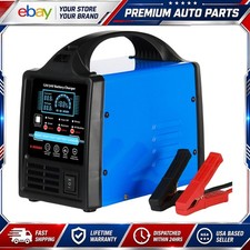 12V 24V Car Battery Charger Heavy Duty, 0-15A Automatic Battery 12V 24V