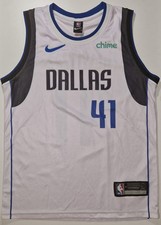 Dirk Nowitzki Dallas Mavericks Trikot, Weiß,...