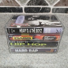 Vtg Rap Hip Hop Cassette Tape Lot Heavy D  The Boys, Best Of Bass, Hard Rap