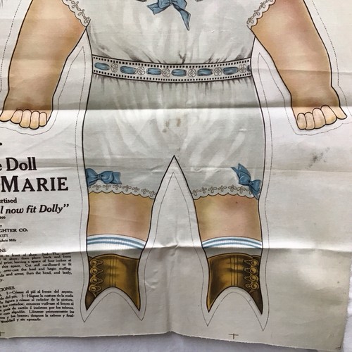 Antique Life-Size Doll Pattern Merrie Marie Pat. 1900 - Picture 5 of 9