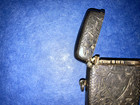 Antique Sterling Silver Match Safe Art Nouveau 1904 Vesta Case Tobacciana