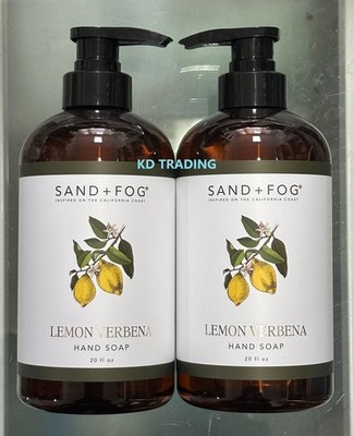(2-Pack) SAND + FOG  LEMON VERBENA Aloe Cleansing HAND SOAP 591ml Black Label