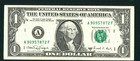 * WEB PRESS NOTE* (EXPERIMENTAL) $1 1988 (VF+) Plate #4/6 Federal Reserve Note — photo 2