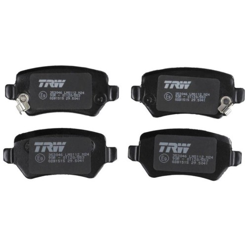 Plaquettes de frein TRW GDB1515 Cotec garniture de frein à disque Vauxhall Saturn - 4