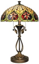 Dale Tiffany Vine Base Art Glass Table Lamp