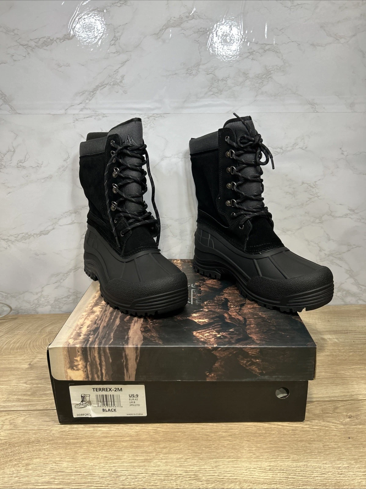 Terrex-2M Men Winter Snow Boots Warm Insulated Waterproof Hiking Boots Sz 9 New
Opens in a new windo