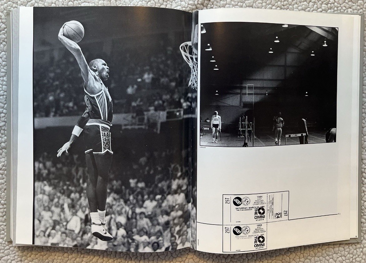 Vintage 1984 UNC chapel Hill MICHAEL JORDAN Jostens Yearbook& Photo Compilation
