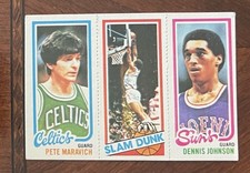 1980-81 Topps - Pete Maravich, World B. Free, Dennis Johnson #194-264-38