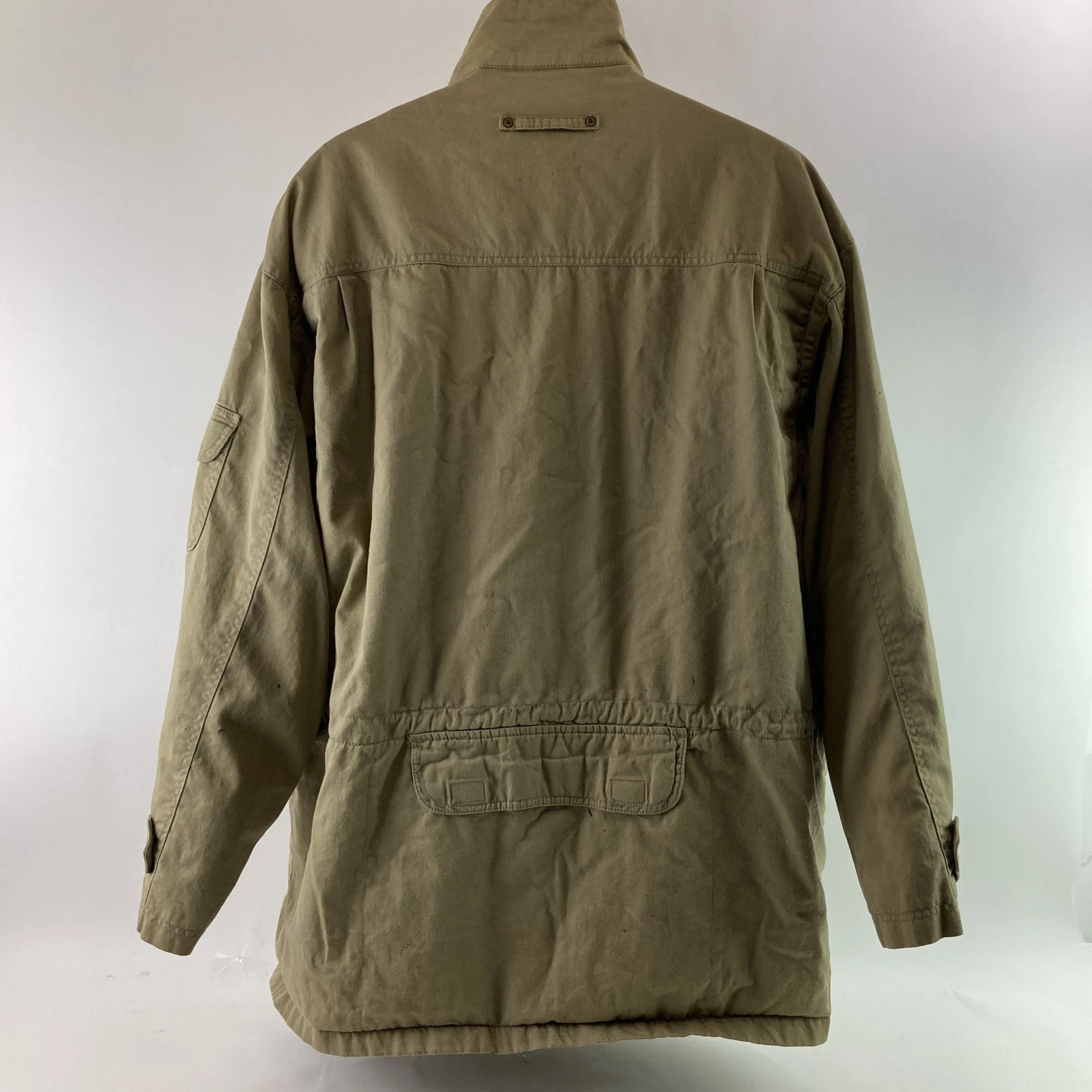 Vintage Native Habitat Safari Jacket Men's XL Tan Animal Hunting Planet Earth - product detail image 2