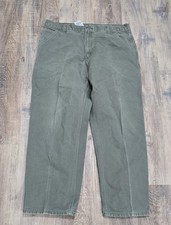 Vintage Carhartt Carpenter Pants Mens 38x30 Moss Green Dungaree Fit B11 MOS Work