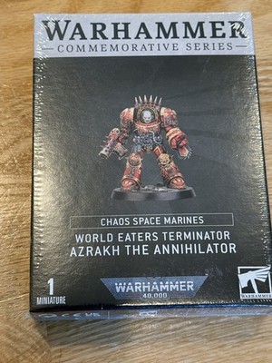 Azrakh The Annihilator Warhammer 40k World Eaters Terminator Sealed NIB