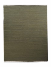 Eco-Friendly Hand Woven Flat Weave Kilim Wool Area Rug Solid BBD00111-BBH Homes