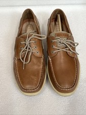 Mens NEW Sperry Top Sider Size 12 W Billfish 3 Eye Boat Shoe Dark Tan