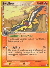 Pokemon Card - Dragon Frontiers 40/101 - SWELLOW [Delta Species](uncommon) - NM