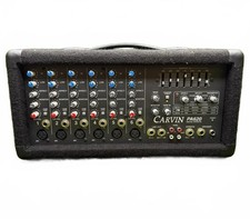 Carvin PA620 6 canales 200 W mezclador eléctrico cabezal PA DSP efectos ecualizador EE. UU.